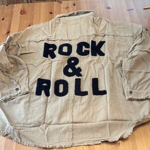 NWT! Rock & Roll Oversized Shacket XL